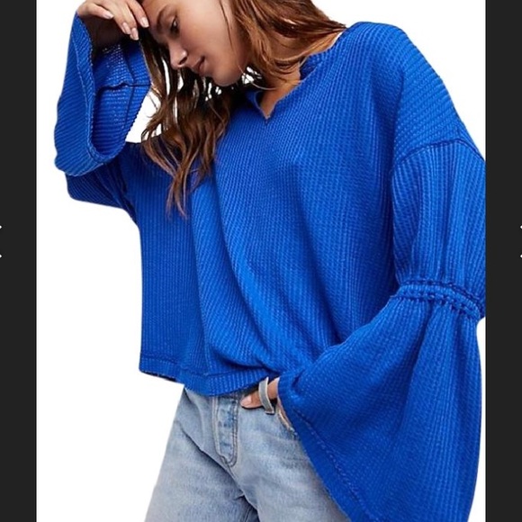 Free People We The Dahlia thermal top, small - Picture 4 of 8